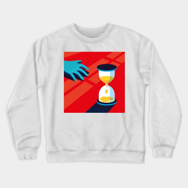 Time is Money 2 Crewneck Sweatshirt by Shwin